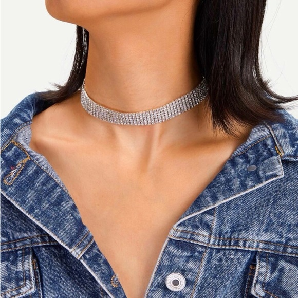 Sparkly Rhinestone Choker - Picture 6 of 9